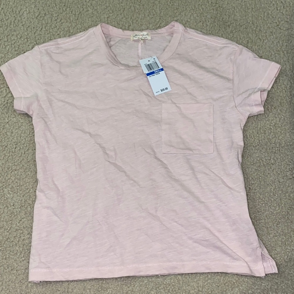 Pink crop t-shirt
